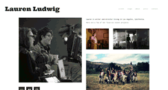 Desktop Screenshot of laurenludwig.com
